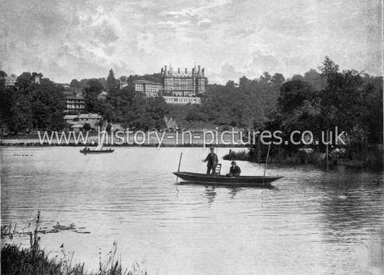 The Star & Garter and River Thames, Richmond. c.1890's